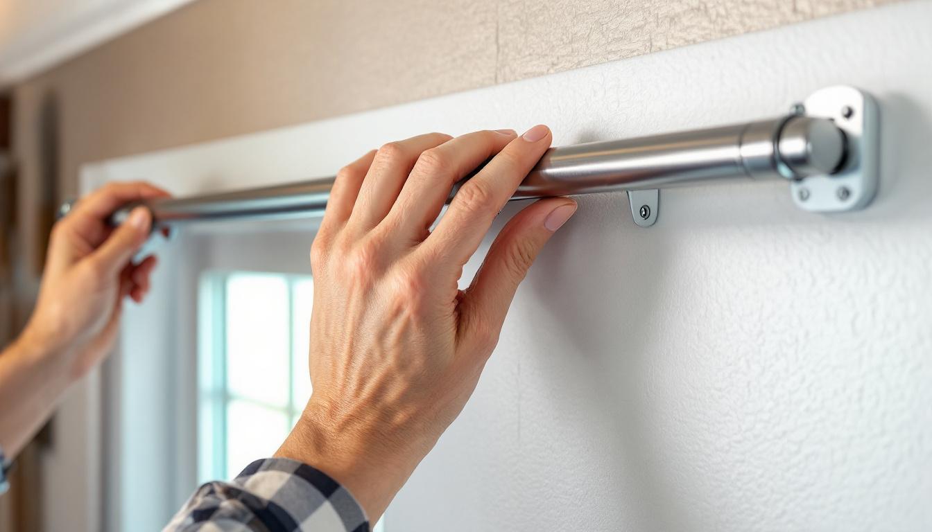 découvrez nos astuces pour installer votre tringle à rideau sans percer les murs, et profitez d'une fixation rapide, facile et sans dégâts.