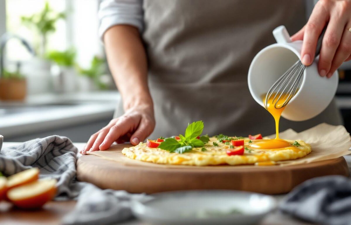 apprenez à préparer une omelette moelleuse et savoureuse grâce à nos astuces simples et rapides. découvrez nos conseils pour réussir une omelette légère et délicieuse à chaque fois.