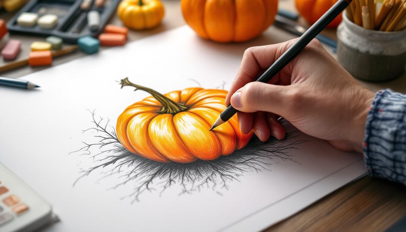 découvrez comment dessiner une citrouille d'halloween réaliste étape par étape, avec des astuces simples pour un résultat impressionnant et effrayant.