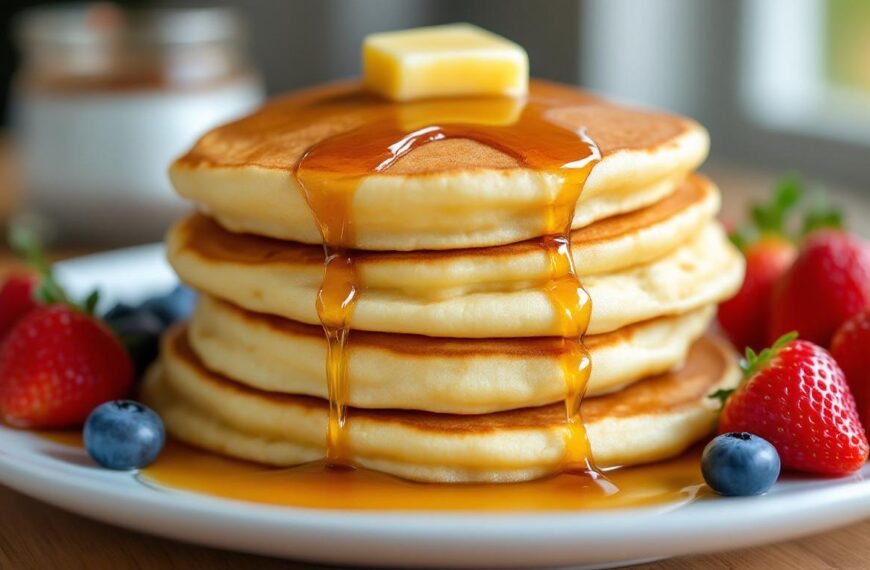 découvrez la recette américaine authentique des pancakes moelleux et épais pour des petits-déjeuners gourmands et réussis à chaque fois.