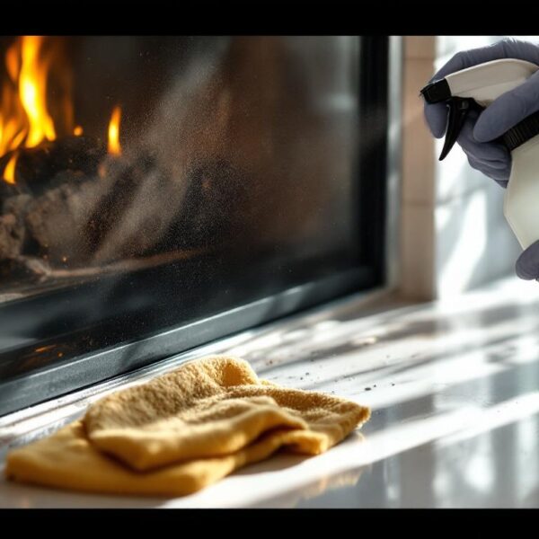 découvrez nos conseils efficaces pour nettoyer facilement la vitre très encrassée de votre insert de cheminée et retrouver une vue claire et propre.