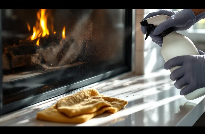 découvrez nos conseils efficaces pour nettoyer facilement la vitre très encrassée de votre insert de cheminée et retrouver une vue claire et propre.