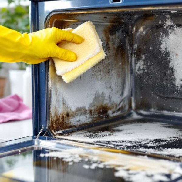 découvrez comment nettoyer efficacement votre four avec la technique simple et naturelle du bicarbonate de soude, pour éliminer toutes les saletés sans effort.