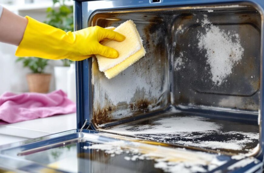 découvrez comment nettoyer efficacement votre four avec la technique simple et naturelle du bicarbonate de soude, pour éliminer toutes les saletés sans effort.