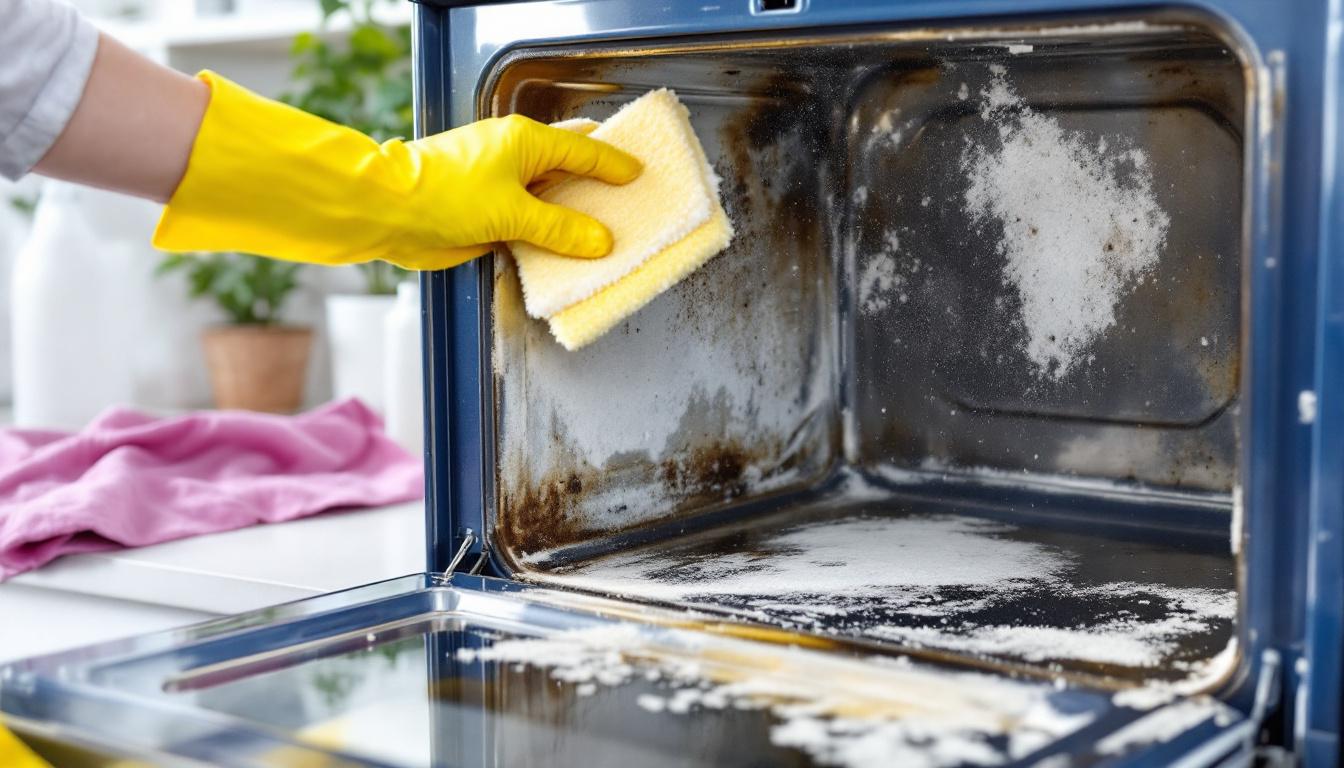 découvrez comment nettoyer efficacement votre four avec la technique simple et naturelle du bicarbonate de soude, pour éliminer toutes les saletés sans effort.