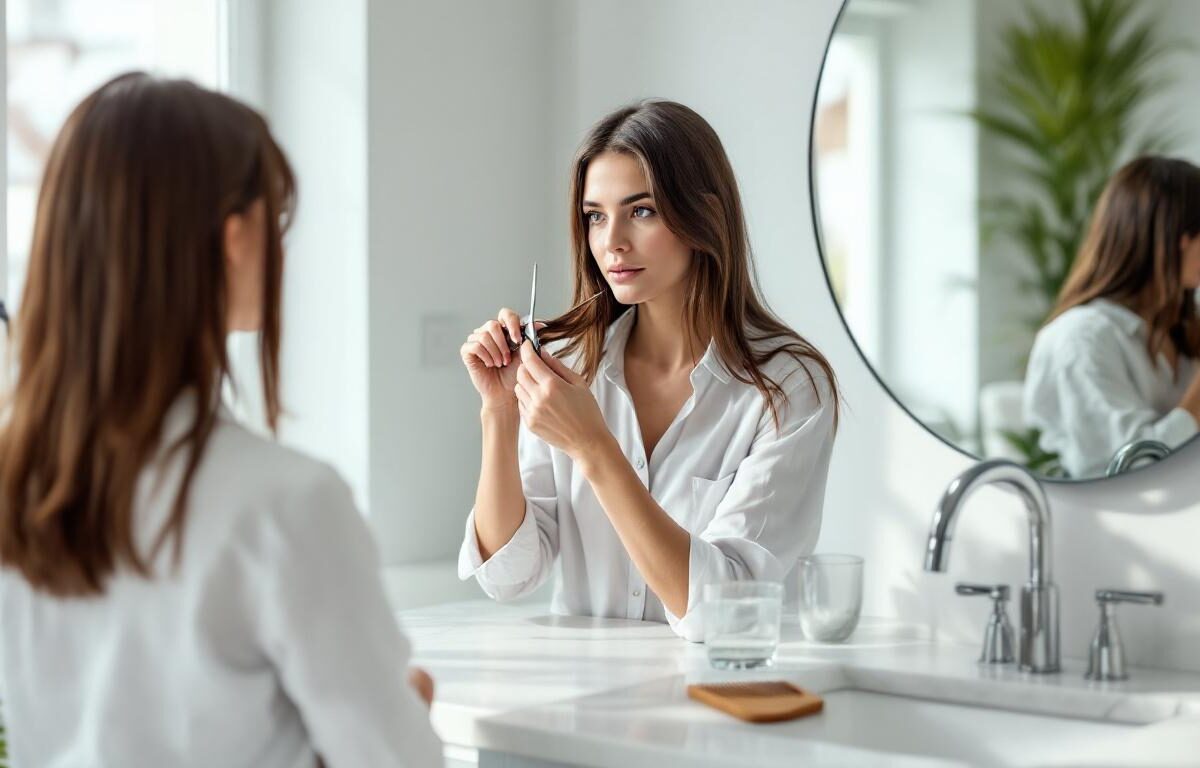 découvrez la technique efficace pour se couper les cheveux seule sans commettre d'erreur et obtenir un résultat professionnel à la maison.