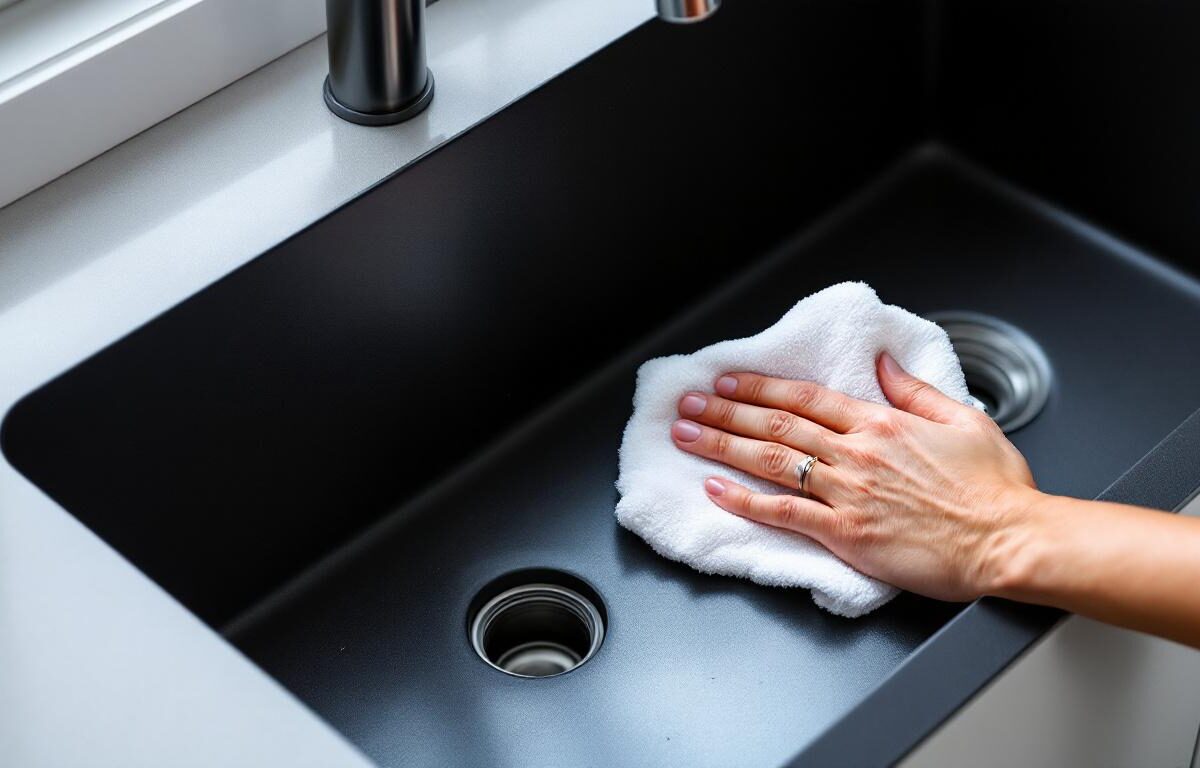 découvrez des astuces efficaces pour nettoyer un évier en résine et éliminer les traces blanches afin de lui redonner éclat et propreté facilement.