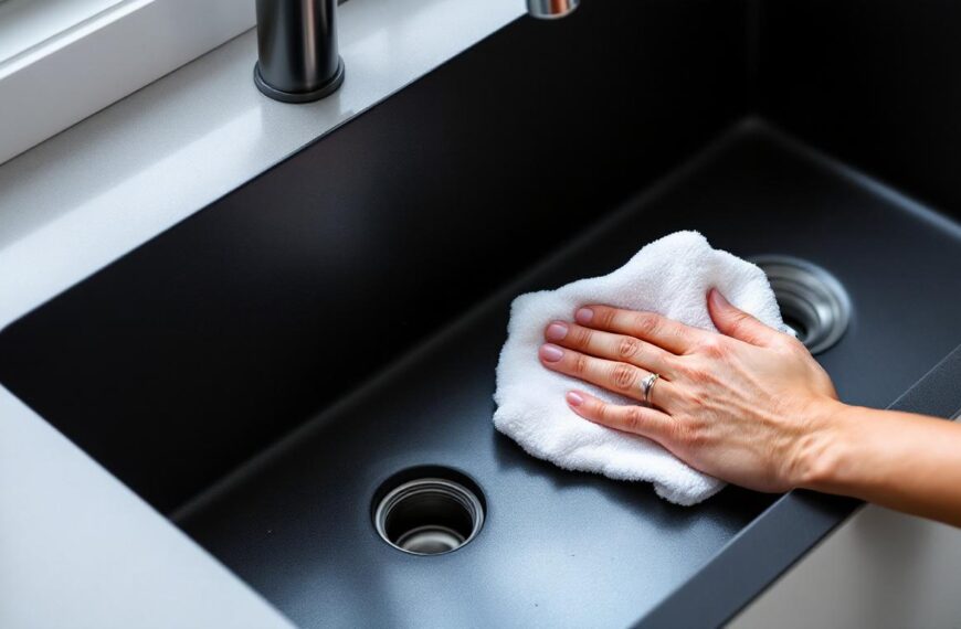 découvrez des astuces efficaces pour nettoyer un évier en résine et éliminer les traces blanches afin de lui redonner éclat et propreté facilement.