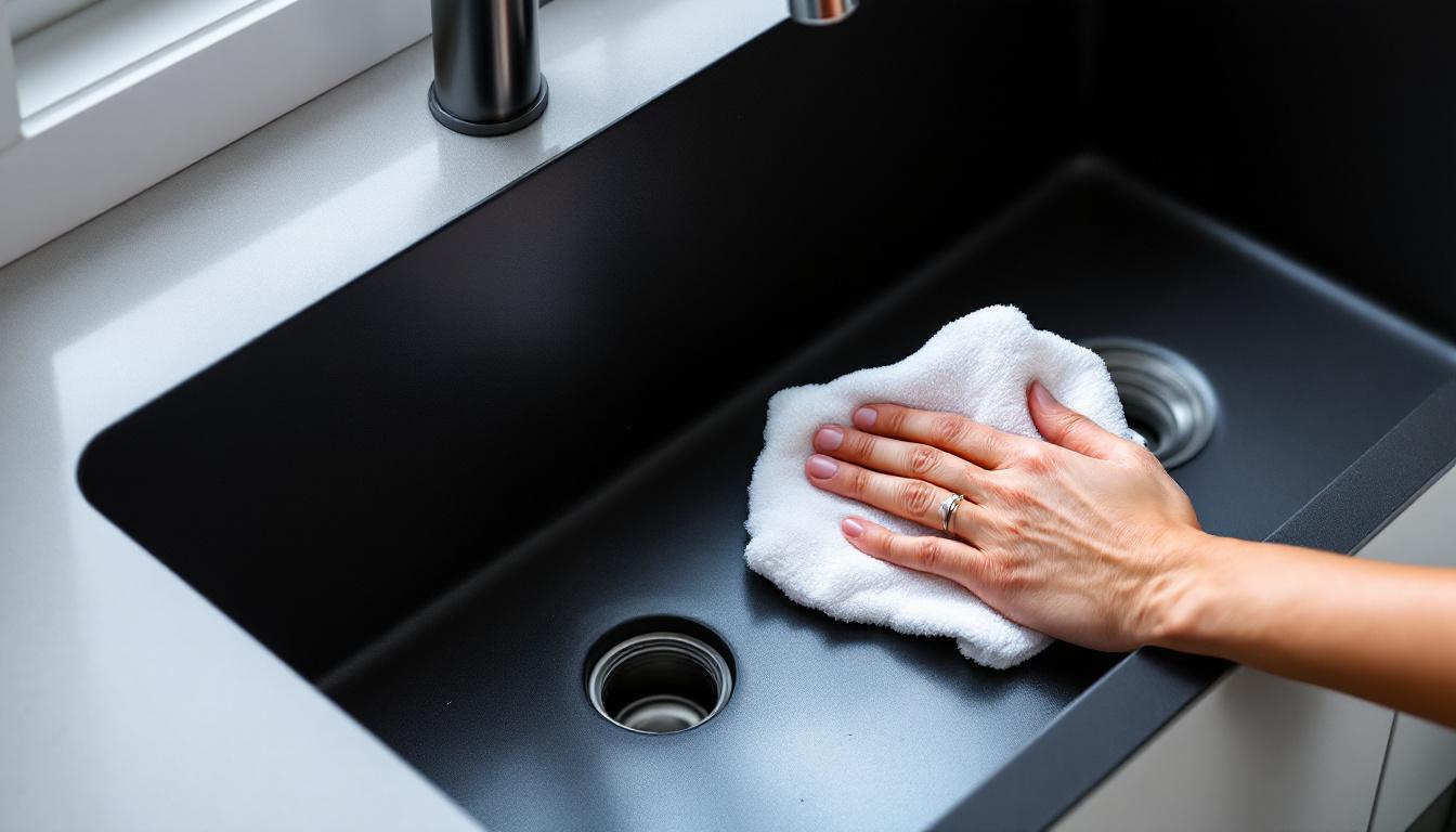 découvrez des astuces efficaces pour nettoyer un évier en résine et éliminer les traces blanches afin de lui redonner éclat et propreté facilement.