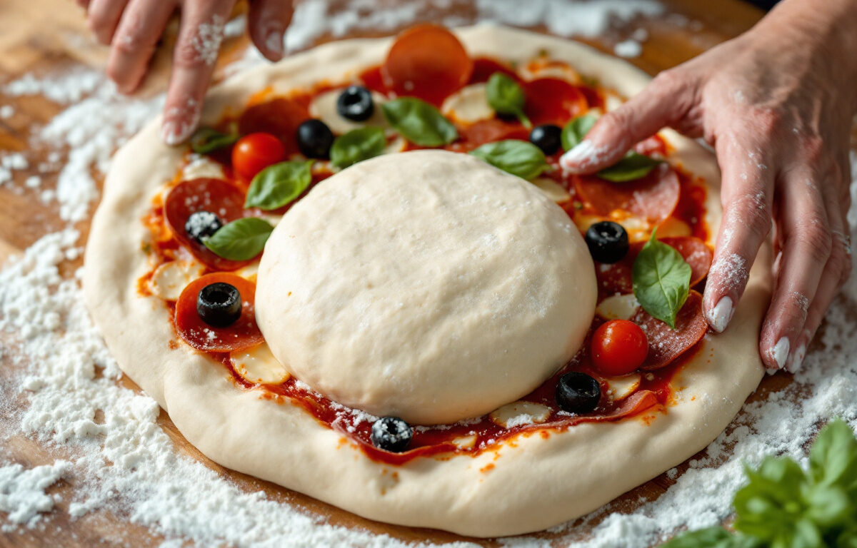 découvrez notre recette facile de pâte à pizza maison et une garniture gourmande pour régaler toute la famille. un délice fait maison en quelques étapes simples !