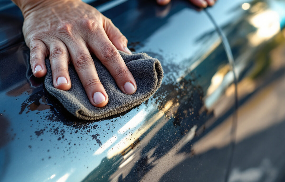 découvrez des méthodes efficaces et sécurisées pour enlever une tache de goudron sur la carrosserie de votre voiture et retrouver une surface propre et brillante.