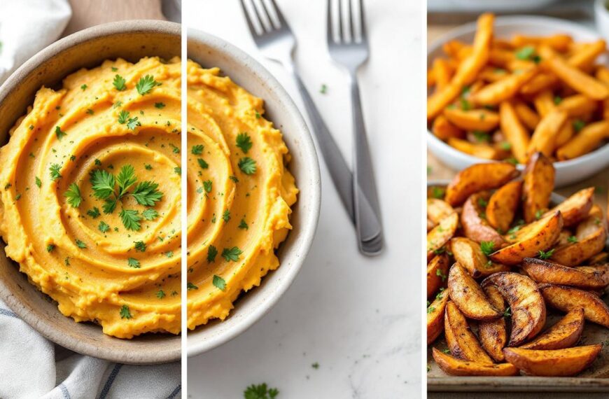 découvrez comment cuisiner la patate douce en purée onctueuse, frites croustillantes ou rôtie au four pour des recettes savoureuses et faciles à réaliser.