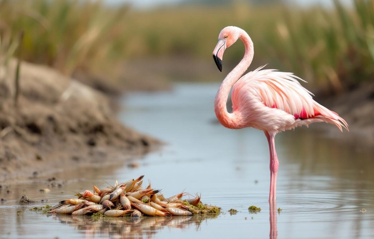 découvrez pourquoi les flamants roses ont cette couleur unique grâce à une explication scientifique détaillée sur leur alimentation et leur habitat.